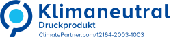 Klimaneutral Druckprodukt